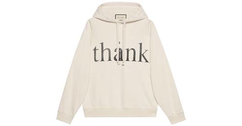 gucci think thank hoodie